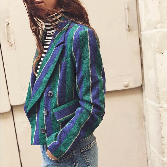 Free People Betty Striped Blazer - Picture 5 of 9